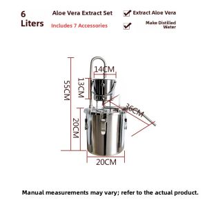 Home Use Small Scale Distilling Equipment for Making White Wine And Pure Essence Distilled Water Alcohol Brewing Machine