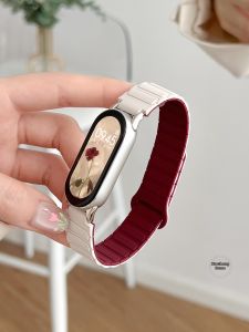 XUEZHANGJIA | Silicone Magnetic Replacement Watch Band 4 Generation Smart Sport Summer