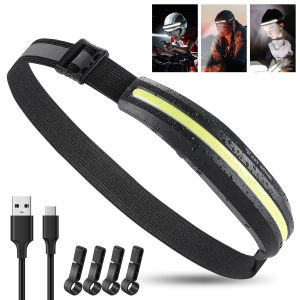 West Biking | WEST BIKING Rechargeable LED Headlamp 4 Modes IPX4 Waterproof Lightweight For Night Cycling Running Emergency