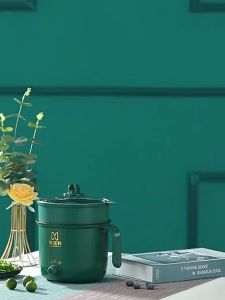Nồi Lẩu Điện Đa Năng Mini Ca Nấu Mì Cơm Đa Năng 2 Tầng Cao Cấp Núm Xoay 2 Nấc Nhiệt Kèm Giá Hấp 18L