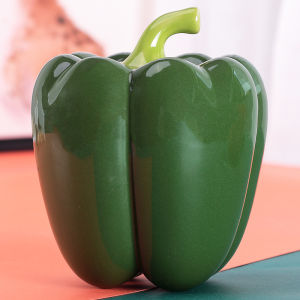 Creative Ceramic Pepper-shaped Airtight Tea Caddy