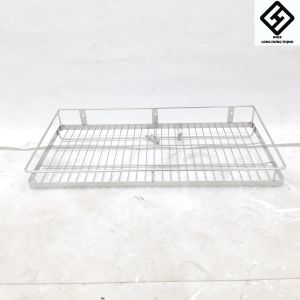 Kệ treo INOX đặc cao cấp 100% (đủ size) có sóng đĩa kệ treo 1 tầng đựng tô chén bát đĩa đồ dùng nhà bếp tiện lợi