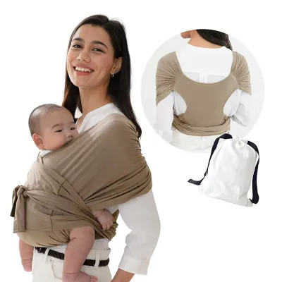 1Pc Đai Đeo Cho Trẻ Sơ Sinh Có Thể Điều Chỉnh Được Có Thể Co Giãn Có Thể Mang Theo Thoáng Khí Dùng Để Đeo Phía Trước Khi Đi Du Lịch - Dải Tuổi Từ 0-1 Tuổi