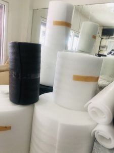 แผ่นโฟมอีพีอี โฟมกันกระแทกสีขาวหนา 10 มม.ขนาด 50 cm ยาว 1 เมตร