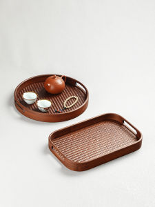 Khay Trà Hình Tròn Thủ Công Bằng Tre Khay Đựng Đồ Dùng Pha Trà Kiểu Trung Quốc Hình Chữ Nhật Dùng Trong Gia Đình Khay Pha Trà Khô