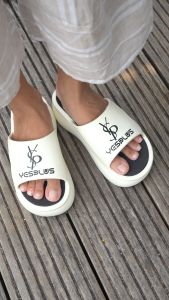 BL-2522 Sandal Selop Wedges Yesplus Sandal Wanita Tinggi 6 CM Model Terbaru Import