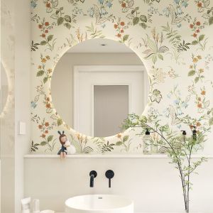 French Vintage Waterproof Bathroom Kitchen Wall Stickers Self Adhesive Tile Decals Easy Apply Removable PVC Wall Mural