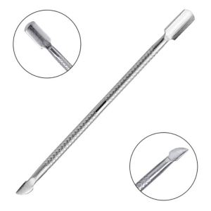 1/3Pcs Double Head Cuticle Pusher Gel Nail Removal Tool Nail Dirt Cleaning Dead Skin Push Nail Pusher Manicure Tools Metal