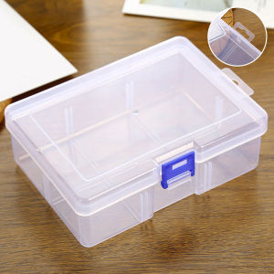 Plastic Transparent Storage Box Home Sundries Organizer Case Jewelry Beads Container Box Tools Accessories