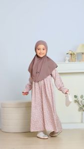 Maira Gamis Anak Perempuan anak usia 2 sampai 15 tahun Bahan Shakila kerudung Jersey
