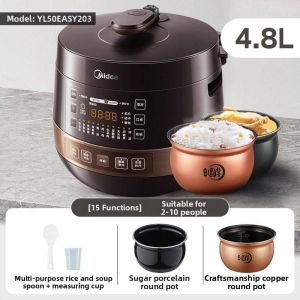 Midea | Zero Coating Stainless Steel Pot Electric Pressure Cooker 5L