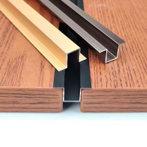 Aluminum alloy edge card slot stripModern background wall floor trim strip ceiling edge strip home decoration building materials strip