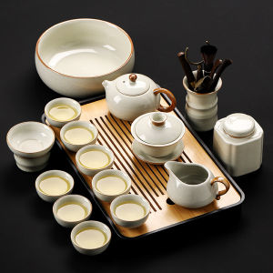 New Elegant Cracked Glaze Tea Set