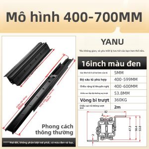 YANU | Ray Ngăn Kéo Dưới Chịu Trọng Lượng Nặng