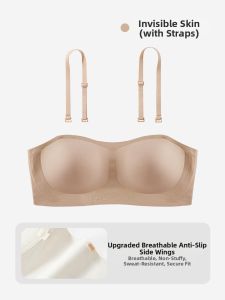 CHANGQIANGSHI | Non-Slip Gathering Strapless Bra
