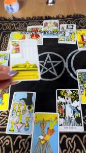 VIKAMA Hamsa Hand & Yin Yang Tarot Altar Cloth Sun Moon Phase Divination Tablecloth Witchcraft Home Decor