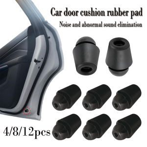 4-12Pcs Car Door Shock Absorber Rubber Protector Auto Door/Trunk Shock Absorbing Gasket Rubber Pads Car Door Anti Shock Dampers