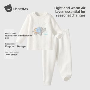 Usbettas | Cotton Thermal Childrens Pajamas Set