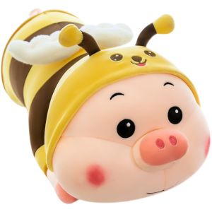 QIAOSHANG | Gối Đồ Chơi Bông Heo Ong Ngủ