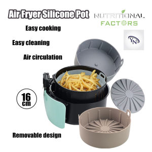 Silicone Air Fryer Pot Pan Basket Keranjang Baskom Air Fryer Silikon Import dari Korea