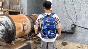 กระเป๋าคอมพิวเตอร์กระเป๋าโน๊ตบุ๊ค กระเป๋าเป้สะพายหลังไนลอนความจุข กระเป๋าเดินทาง LX-3241