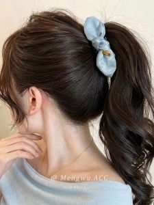 MENGWU | Korean INS Style Satin Bow Hair Clip