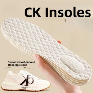 XIANZHAO | Ultra Thin Latex Insoles for CK Dad Shoes Mens Casual Shoes
