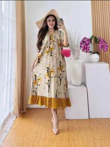 AMALIA DASTER ARAB ZEEMA RAYON SUPER GRADE A KANCING DEPAN BUSUI RENDA MILO DASTER RAYON BUSUI