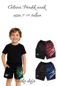 Celana harian anak laki-laki. promo celana pendek anak harian celana kolor pria usia 7-14 tahun