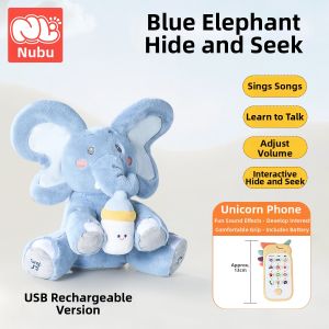 NUBILUBI | Interactive Elephant Toy for Newborn to 1 Year Olds