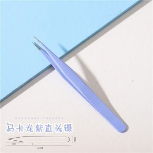 YYM Colored Tweezers Stainless Steel Tweezers For Nail Art Straight Curved Picking Tool Nail Art for Makeup Nail Art Rhinestone