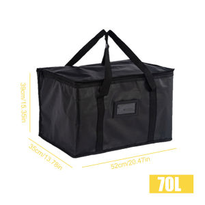 Portable Large Food Delivery Insulated Bags Pizza Takeaway Thermal Warm Cooler Bag Camping Box Thermal Bag Picnic Drink Carrier