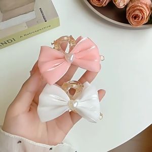 [COD✅] Jepit Rambut Anak Pita Love 7CM Capit Rambut Cepol Jedai Mini Aksesoris Anak Remaja Dewasa