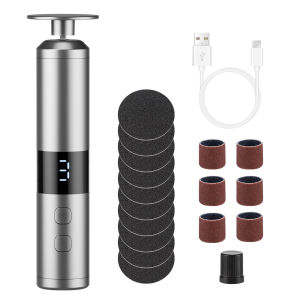 Afdeal | Electric Foot Callus Grinder Rechargeable Foot Predicure Grinding Machine Professional Foot File Sander Heels Dead Skin Remover
