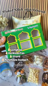 GROSIR 50 Paket Oleh Oleh Haji & Umroh Paket Umrah Dengan Box Eksklusif Lengkap Zamzam Water Hampers Haji