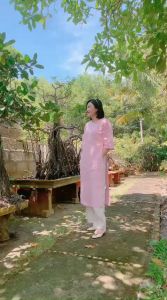 [June Linen] - Áo dài dáng rộng LINEN TƯNG PREMIUM Nhiều màu. Không kèm quần. Ảnh chính chủ.