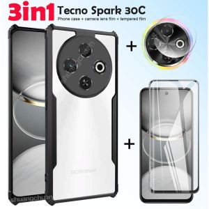 Tecno Spark 30C: 3in1 Phone Protection Accessories & Full Screen Coverage