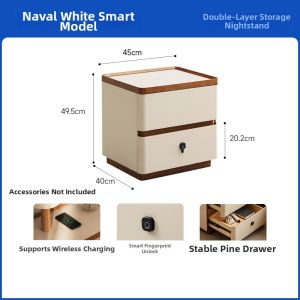 Intelligent New Style Bedside Storage Cabinet