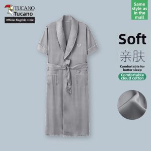 TUCANO | New Summer Ice Silk Cool Mens Sleep Robe