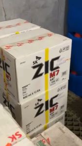 SK ZIC M7 Automatic 10W40 Motorcycle Oil 800ML 800 Milliliters Piece | EC Universal