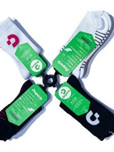 Wear-Resistant Breathable Anti-Slip Football Socks for Men Competition Sports Mid-Tube Cotton Nylon Material Soccer Socks