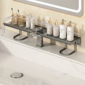 youqin | No-Install Bathroom Sink Organizer