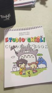 Studio Ghibli Coloring Book Adult BC 200 GSM Buku mewarnai Aesthetic Cozy Art