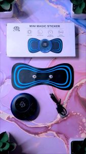 Promo DISKON Alat Pijat Leher Elektrik Mini Pad Model Kupu Kupu EMS Pijat Mini Massage Stimulator