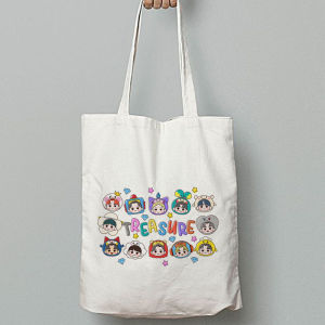 Totebag Treasure Truz: Tas Serut String Bag Kanvas Wanita Aesthetic dengan Fanart Lucu Kpop Korea