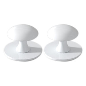 2pcs Self-Adhesive Cabinet Knobs Stainless Steel No Punching Drawer Knobs Suitable for Closet Drawers Decor