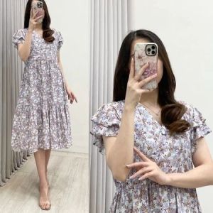 Daster kimono terbaru daster motif bungan simple daster katun adem nyaman terlaris terbaru harga murah gratis ongkir daster wanita santai dress wanita simple