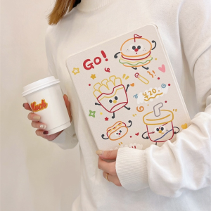 เคสiPadหมุน 360° Hamburger Gen11 Pro11 Air7/6 11 น่ารัก เคสไอแพด Pro12.9 22/21/20  Gen9/8/7 10.2 Air2/1 9.7 Mini7/6 8.3