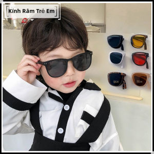 [Kính Đẹp Nhất Thế Giới] Kính Gập Gọn cho bé phong cách cổ điển gọng vuông bầu Model Nhí đủ màu sành điệu mã T3001