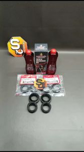 PAKET 3AITEM SEAL SHOCK GRAND+SEAL DEBU+OLI SHOCK SUPRA VARIO BEAT VARIO 125 BEAT F1 BEAT POP